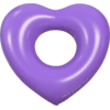 Swim Essentials Red-Purple Heart Schwimmring ⌀55 cm