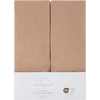 kindsgard Housse pour matelas à langer bekjelig taupe 85x75 cm lot de 2