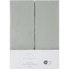 kindsgard Housse pour matelas à langer bekjelig menthe 85x75 cm lot de 2