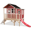 Dřevěný domek na hraní EXIT Loft 350 - červený