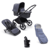 bugaboo Barnvagn Fox Cub Complete Black /Stormy Blue