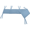 Dr. Sonne Nestchen für Beistellbett Waffelpiquet Uni blau 26 x 170 cm