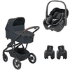 MAXI COSI Kombivogn Purple XP 3 i 1-sett Essential Graphite med bæresele Pebble 360 Essential Black 