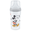 NUK Biberon Perfect Match Mickey Mouse Temperature Control 260 ml dès 3 mois gris