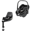 MAXI COSI Babyautostolsæt Pebble 360 Essential Black plus base station FamilyFix 360