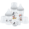 NUK Starterset Perfect Match Disney Mickey Mouse Anti-Colic inkl. Schnuller Space 0-6 Monate in grau