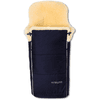 Hofbrucker Kinderwagen Lammfell Fußsack Luxus Navy Blue