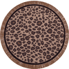 Tapis Petit  Dětský koberec leopardí růžový Ø 120 cm