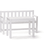 Kids Concept® Table de jardin enfant et banc bois, blanc