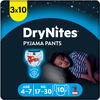 Huggies Spodnie do piżamy DryNites jednorazowe chłopcy 4-7 lat 3 x 10 sztuk