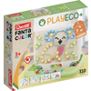 Quercetti Gioco di chiodini a mosaico PlayEco+ in plastica riciclata: Fanta Color PlayEco+ (310 pezzi)