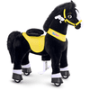 PonyCycle ® Caballo de juguete con ruedas Black grande