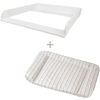 kindsgard Pack plan à langer vikla blanc matelas à langer svobejelig pour IKEA Malm. Nordli beige 85x75 cm