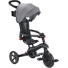 GLOBBER EXPLORER Triciclo evolutivo plegable 4en1 negro gris