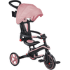 GLOBBER Tricycle enfant évolutif pliable 4en1 EXPLORER rose pastel