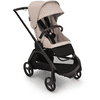 bugaboo Carro de bebé Dragonfly Complete Black Desert Taupe