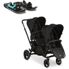 ABC DESIGN Duo Kinderwagen Zoom Black/Black incl. Wheelblades