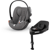 cybex GOLD Babyschale Cloud G i-Size Lava Grey mit Basisstation Base G