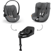 cybex GOLD Autostolsæt: Autostol Reboarder Sirona G, Autostol Cloud G og Basestation Base G Lava Grey 