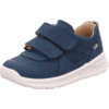 superfit Chaussures basses enfant scratch Breeze bleu/jaune largeur moyenne