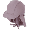 Sterntaler Cappello a punta con protezione del collo viola chiaro