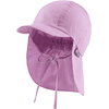 Sterntaler Peaked cap met nekbescherming bloesemroze 