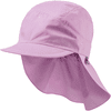 Sterntaler Gorra de visera con protección para el cuello rosa flor