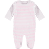 FEETJE Conjunto pelele bebé rayas rosa