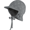 Sterntaler Omkeerbare peaked cap met nekbescherming steengroen