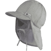 Sterntaler Peaked cap med nakkebeskyttelse seersucker lysegrøn 