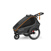 Qeridoo® rimorchio per bicicletta per bambini Kigdoo 1 Edizione FIDLOCK orange 
