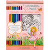 Coppenrath Fargeleggingssett med glitterkort - Prinsesse Lillifee
