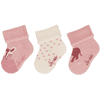 Sterntaler Dětské ponožky 3-pack Afrika světle růžová 