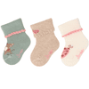 Sterntaler Lot de 3 chaussettes pour bébé Souris vert pierre 