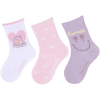 Sterntaler Lot de 3 chaussettes Summer blanc 