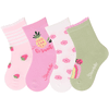 Sterntaler Calcetines 4-pack fresas rosa 