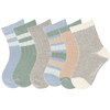 Sterntaler Lot de 6 chaussettes côtelées gris-bleu 