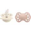 BIBS® Sut Infinity anatomisk sut 0-6 måneder Ivory & Blush 2 stk.