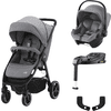 Britax Römer  Buggy B-Agile M Elephant Grey inclusief baby-autostoeltje Baby-Safe Core i-Size Frost Grey plus basis station Core