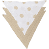 kindsgard Trojúhelníkový šátek kludly 3-pack beige
