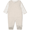 Feetje 2-delige romper Little Eend Off white melange