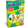 Noris 6 primi puzzle - animali della fattoria