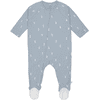 LÄSSIG Babypyjamas med fødder Blocks lyseblå