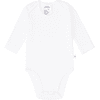 LÄSSIG Body bébé manches longues côtelé milky blanc