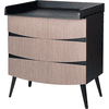 Schardt Commode à langer Smile bois truffe Connery/anthracite