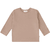 LÄSSIG T-shirt bébé manches longues côtelé marron