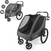 509 Crew tweeling kinderwagen Trekker II Donkergrijs