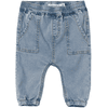 name it Vaqueros en forma de U Nbmben Light Denim azul