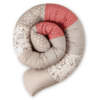 Ullenboom Łóżko dziecięce wąż różowe kwiaty 200 cm