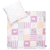 JULIUS ZÖLLNER Parure de lit enfant Patch Rose 80x80 cm